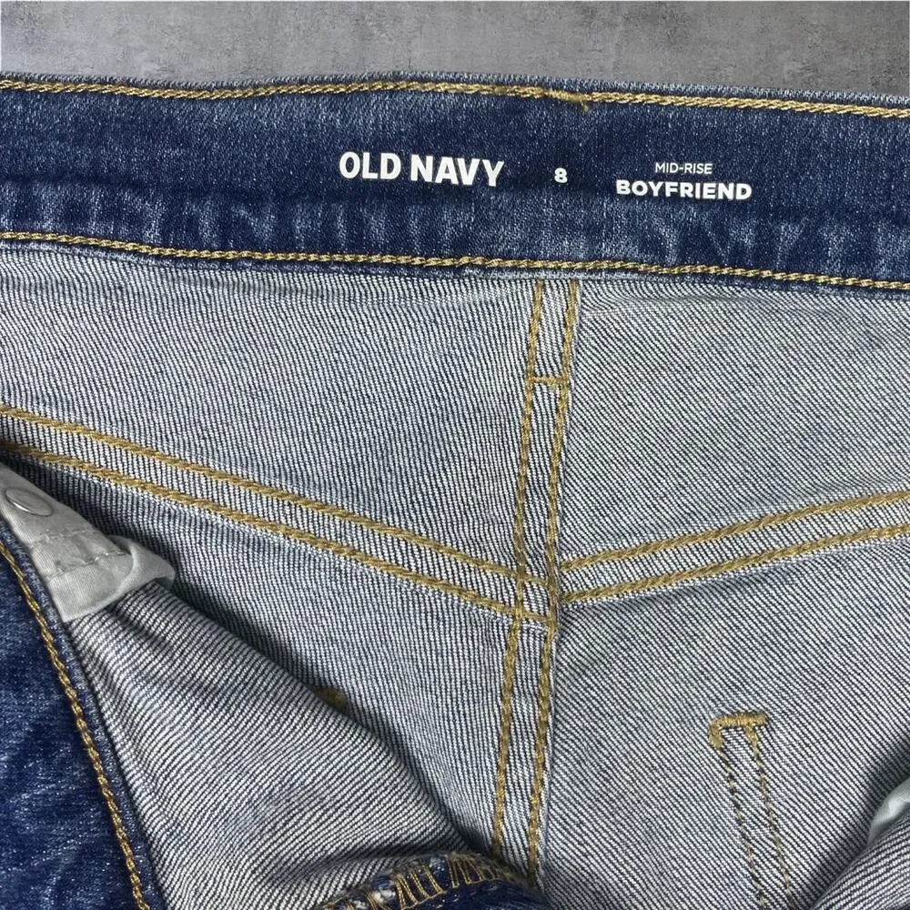 Old Navy Jeans - Womens Size 8 - Bluie - Mid Rise Boyfriend